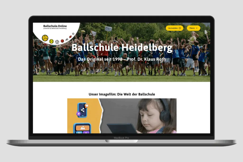 Mitglieder-Portal Ballschule Heidelberg